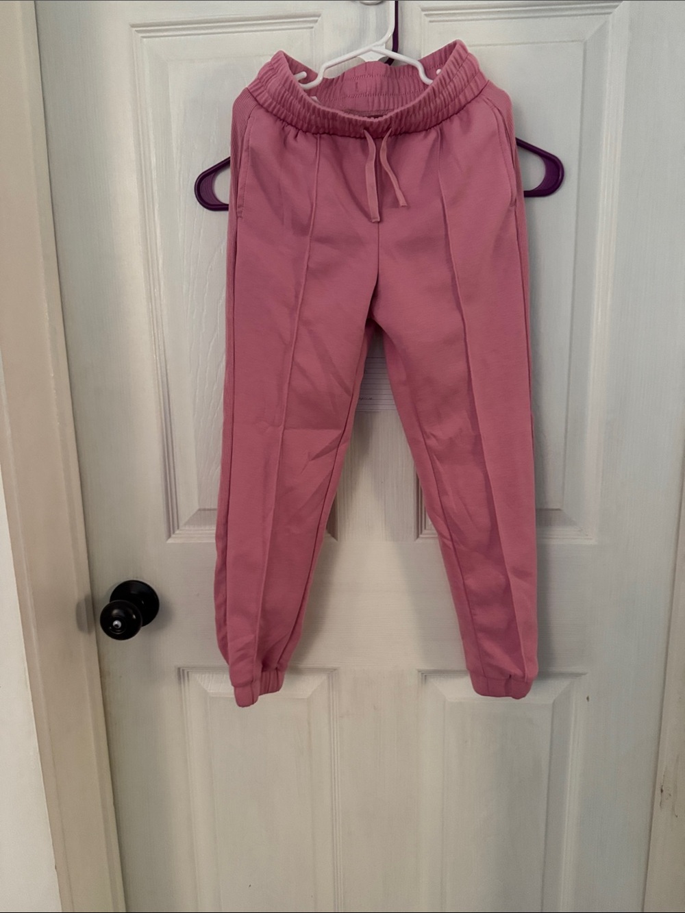 90 Degree By Reflex Girls Pink Jogger Sweatpants